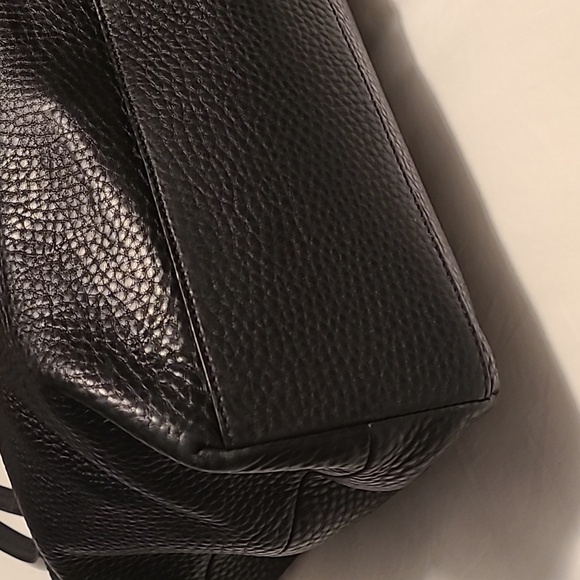 Coach Julia Pebbled Leather OpArt Perry Black Purse/Totek - Picture 5 of 9